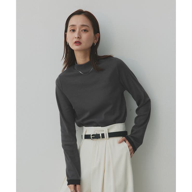 【2025AW新作】配色アソートスリーブハイネックトップス | ad thie | 詳細画像67 