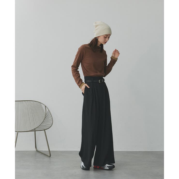 【2025AW新作】配色アソートスリーブハイネックトップス | ad thie | 詳細画像69 