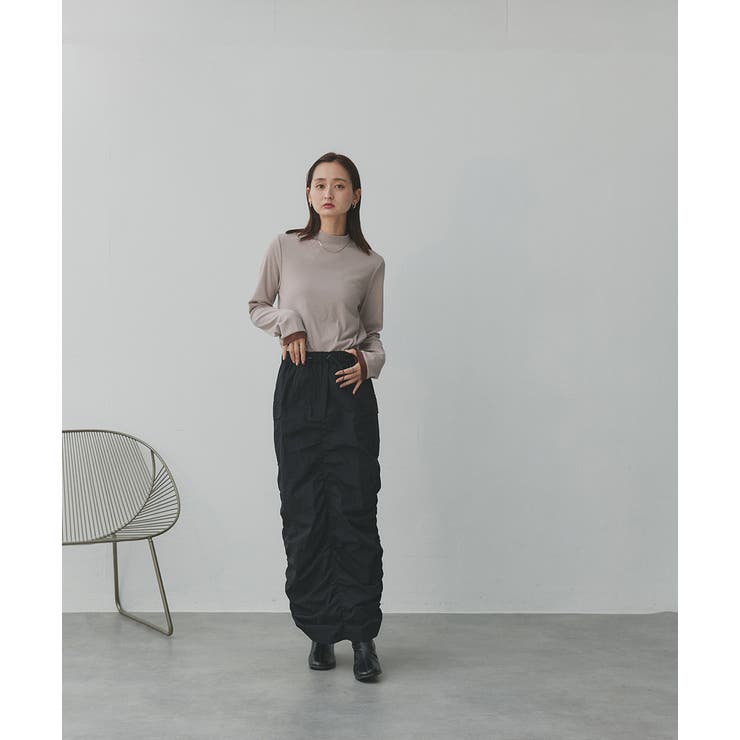 【2025AW新作】配色アソートスリーブハイネックトップス | ad thie | 詳細画像76 