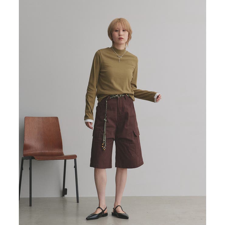 【2025AW新作】配色アソートスリーブハイネックトップス | ad thie | 詳細画像82 