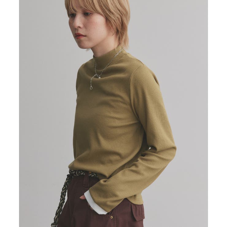 【2025AW新作】配色アソートスリーブハイネックトップス | ad thie | 詳細画像86 