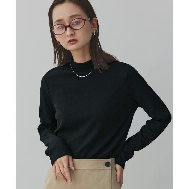 【2025AW新作】配色アソートスリーブハイネックトップス | ad thie | 詳細画像9 