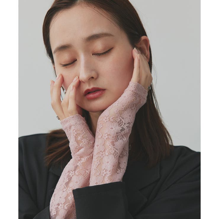 袖切替ラメシアー レースアソートトップス | ad thie | 詳細画像62 