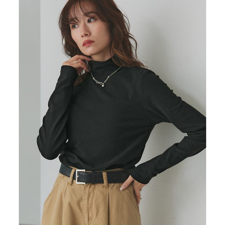 CICA配合 ハイネックリブトップス | ad thie | 詳細画像21 