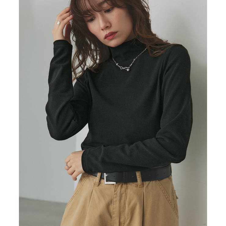 CICA配合 ハイネックリブトップス | ad thie | 詳細画像24 