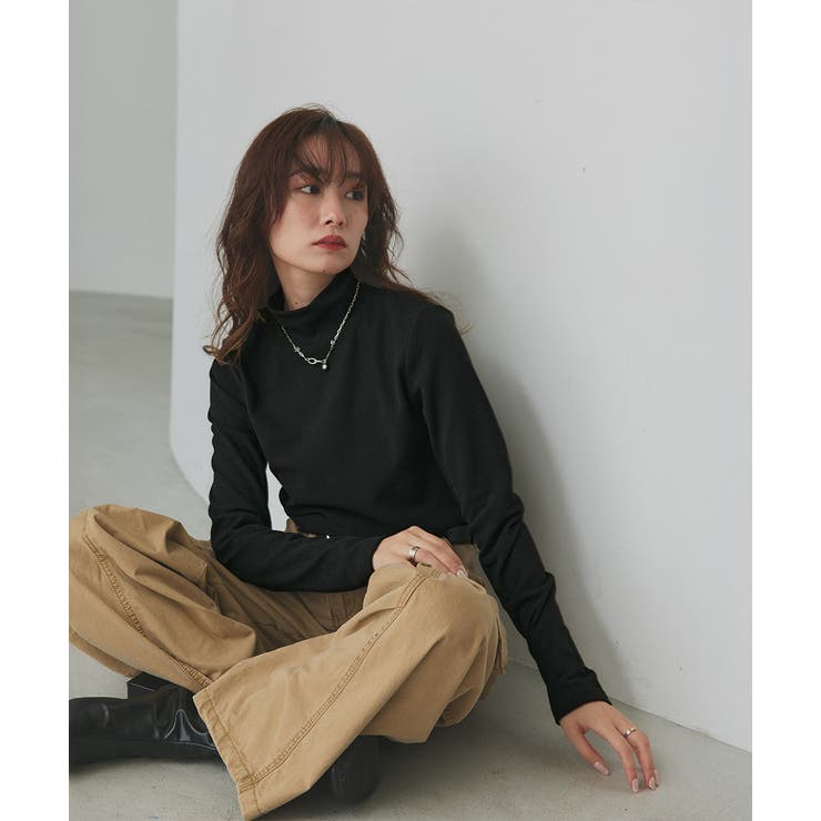 CICA配合 ハイネックリブトップス | ad thie | 詳細画像26 