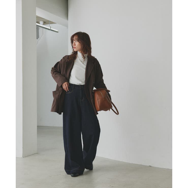 CICA配合 ハイネックリブトップス | ad thie | 詳細画像6 