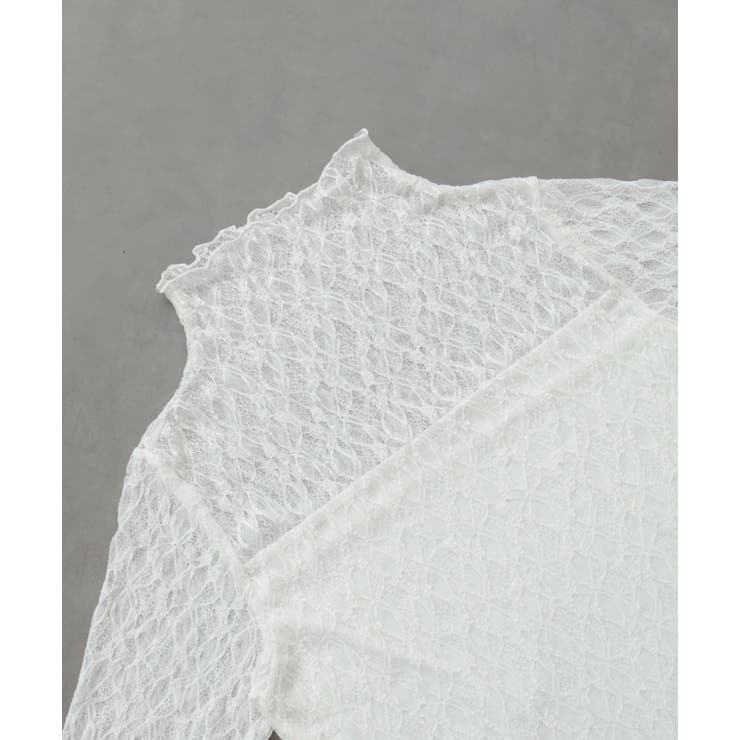 プチハイネックレーストップス | ad thie | 詳細画像34 