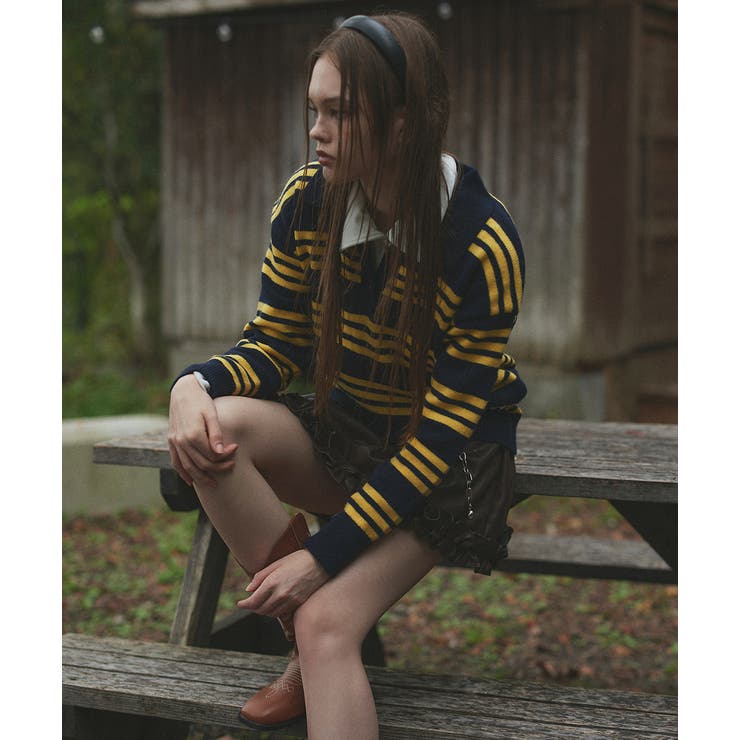 コンパクトベロアシャツ | ad thie | 詳細画像16 