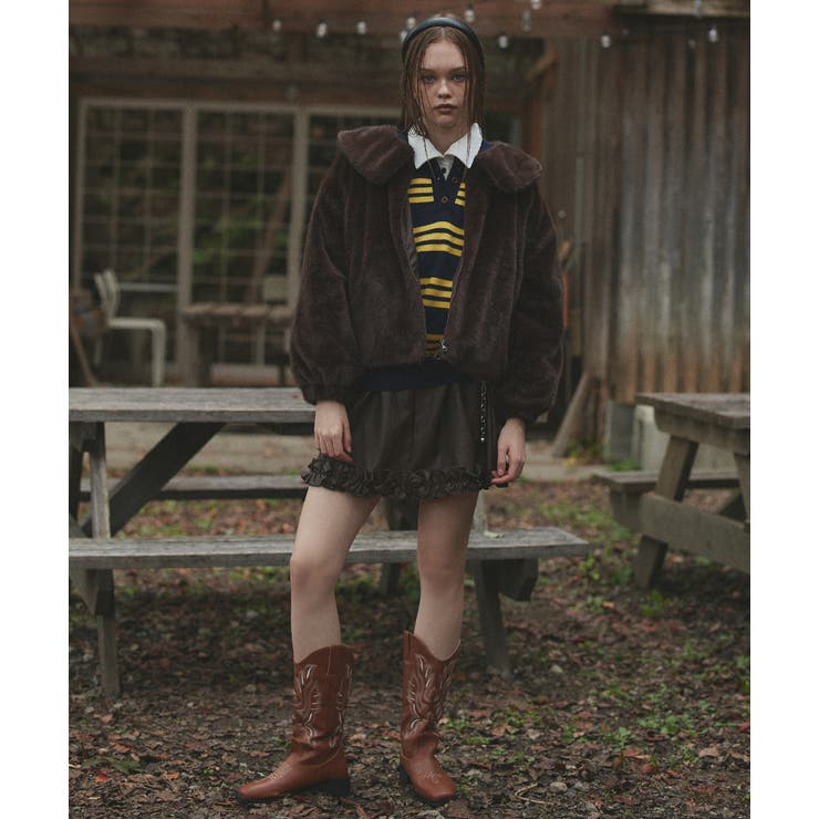 コンパクトベロアシャツ | ad thie | 詳細画像20 