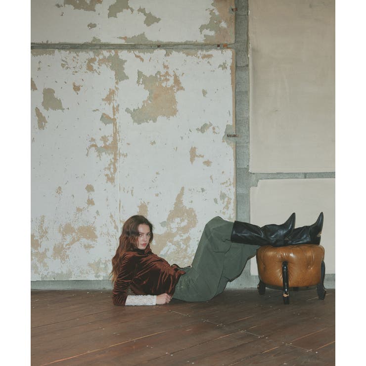 コンパクトベロアシャツ | ad thie | 詳細画像37 