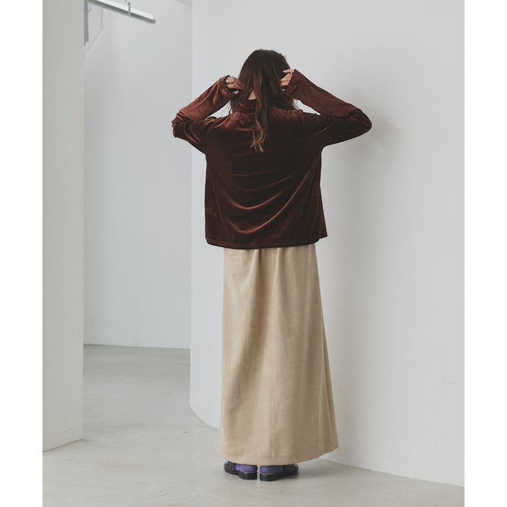 コンパクトベロアシャツ | ad thie | 詳細画像44 