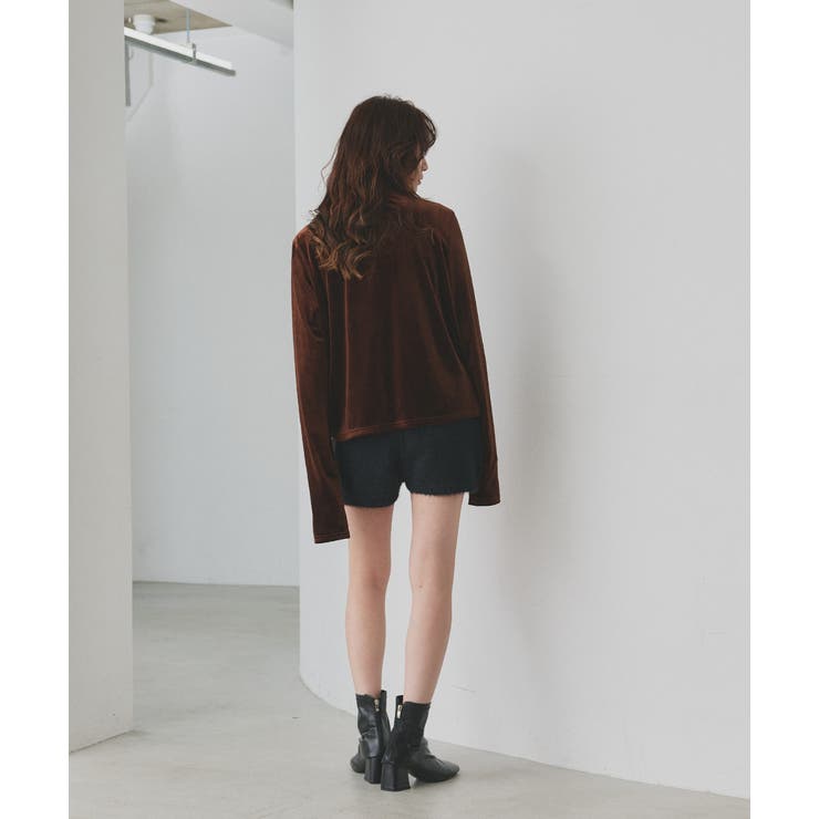 コンパクトベロアシャツ | ad thie | 詳細画像50 