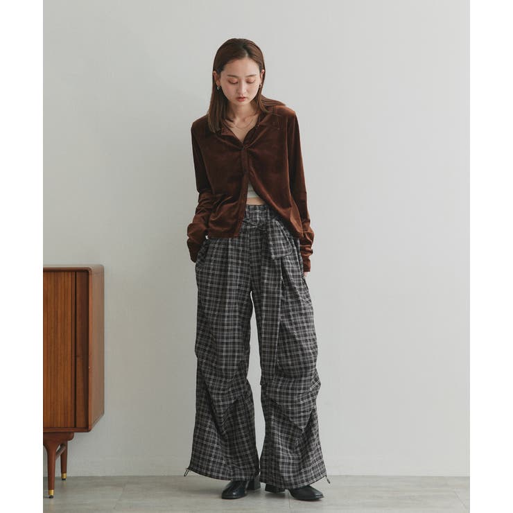 コンパクトベロアシャツ | ad thie | 詳細画像59 