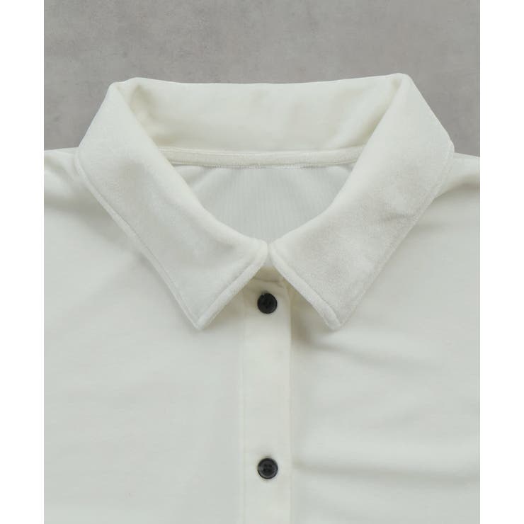 コンパクトベロアシャツ | ad thie | 詳細画像69 