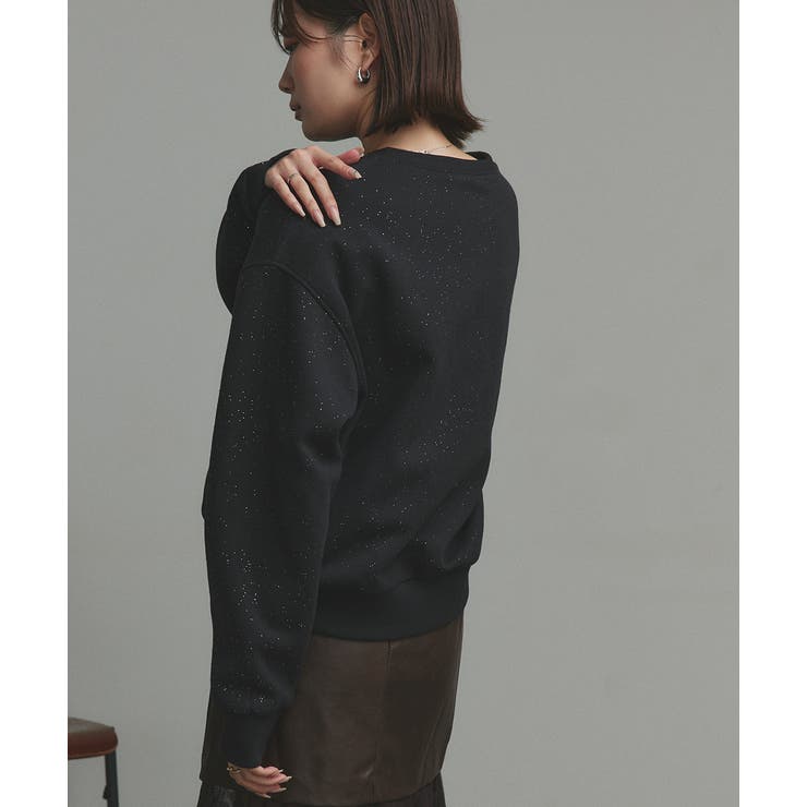 【2025AW新作】裏起毛ラメプルオーバー | ad thie | 詳細画像11 