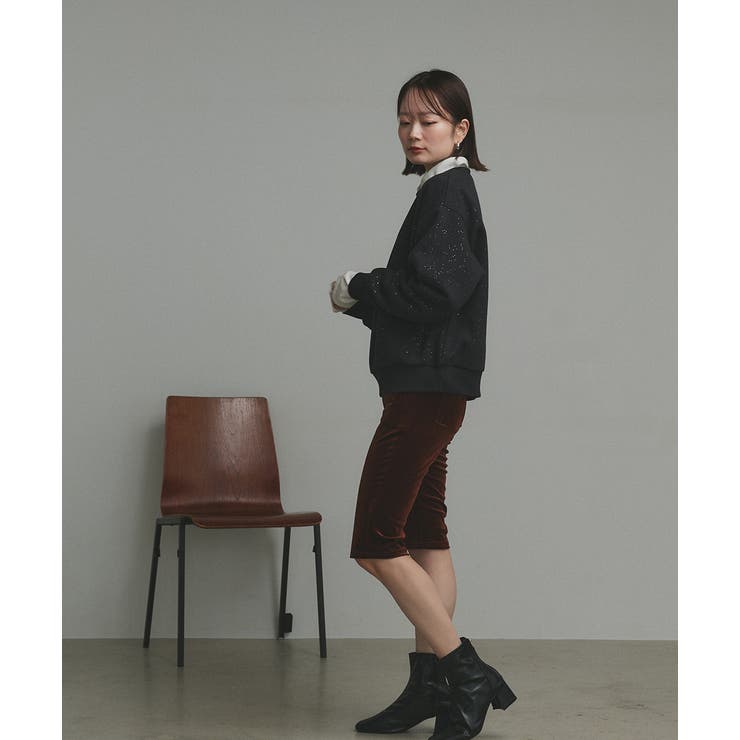 【2025AW新作】裏起毛ラメプルオーバー | ad thie | 詳細画像13 