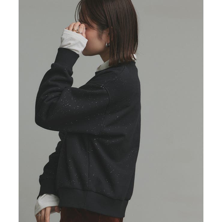 【2025AW新作】裏起毛ラメプルオーバー | ad thie | 詳細画像14 