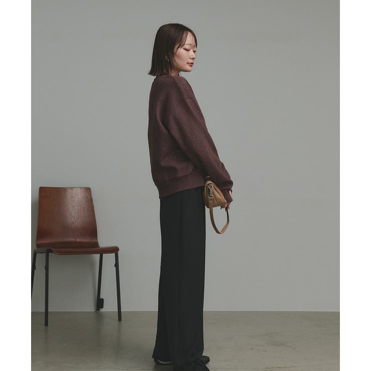 【2025AW新作】裏起毛ラメプルオーバー | ad thie | 詳細画像17 