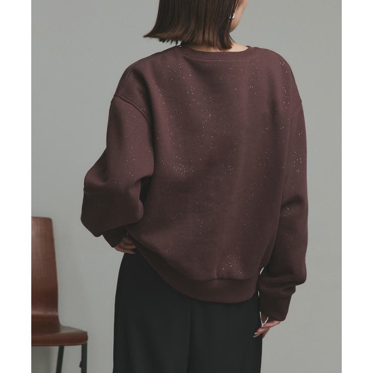 【2025AW新作】裏起毛ラメプルオーバー | ad thie | 詳細画像24 