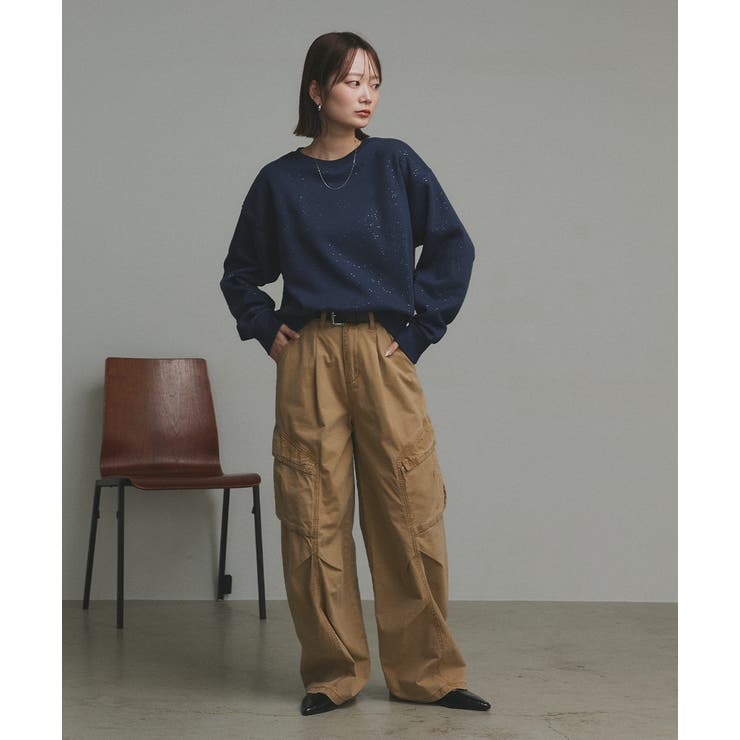 【2025AW新作】裏起毛ラメプルオーバー | ad thie | 詳細画像25 