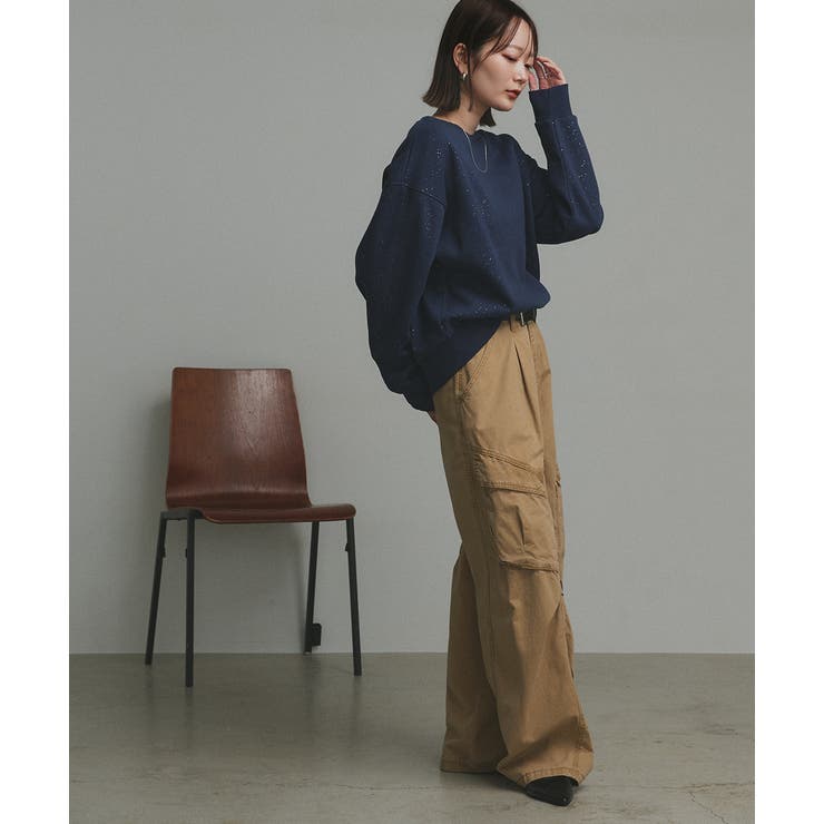 【2025AW新作】裏起毛ラメプルオーバー | ad thie | 詳細画像26 