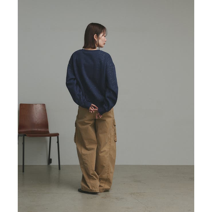 【2025AW新作】裏起毛ラメプルオーバー | ad thie | 詳細画像28 