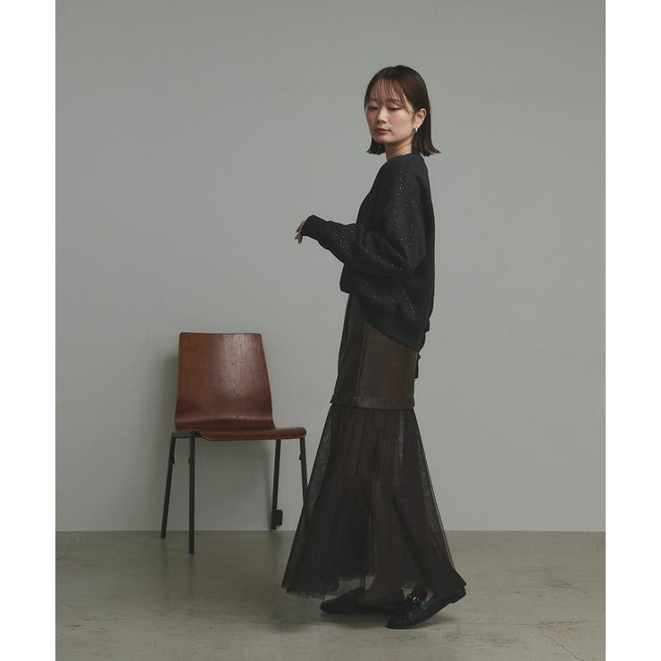 【2025AW新作】裏起毛ラメプルオーバー | ad thie | 詳細画像3 