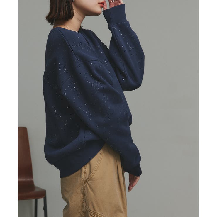 【2025AW新作】裏起毛ラメプルオーバー | ad thie | 詳細画像31 