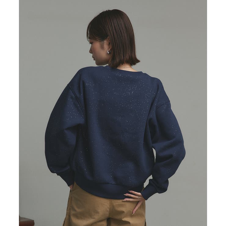 【2025AW新作】裏起毛ラメプルオーバー | ad thie | 詳細画像32 