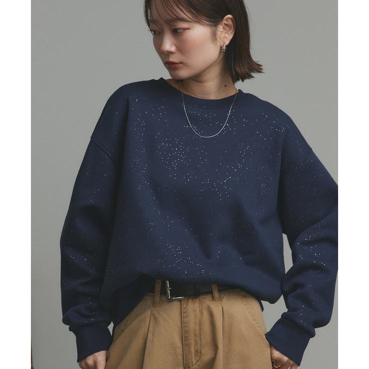 【2025AW新作】裏起毛ラメプルオーバー | ad thie | 詳細画像33 