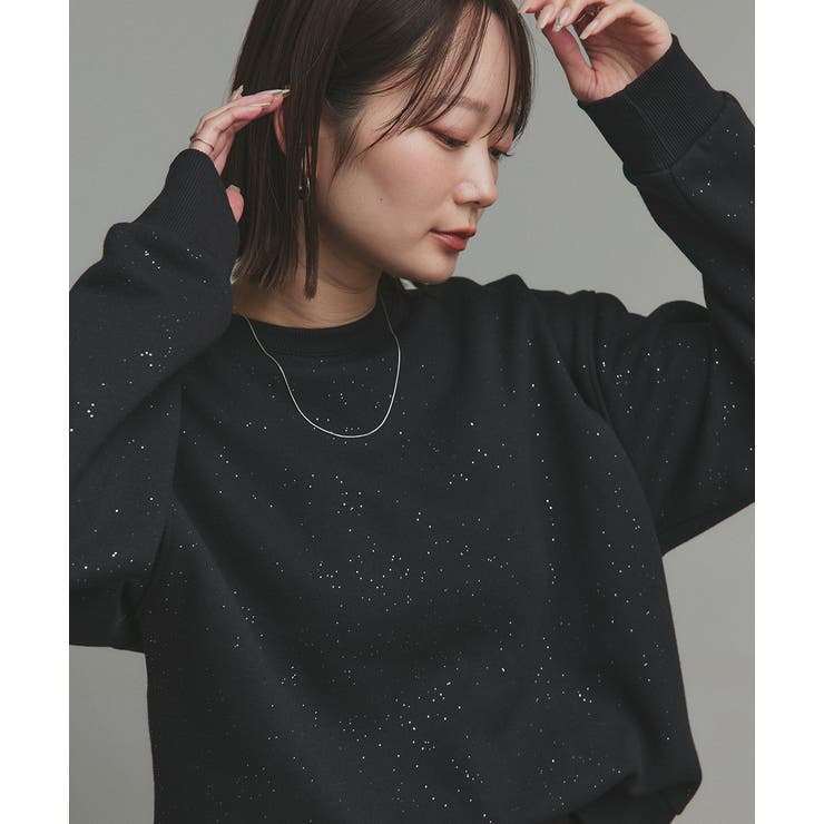 【2025AW新作】裏起毛ラメプルオーバー | ad thie | 詳細画像8 