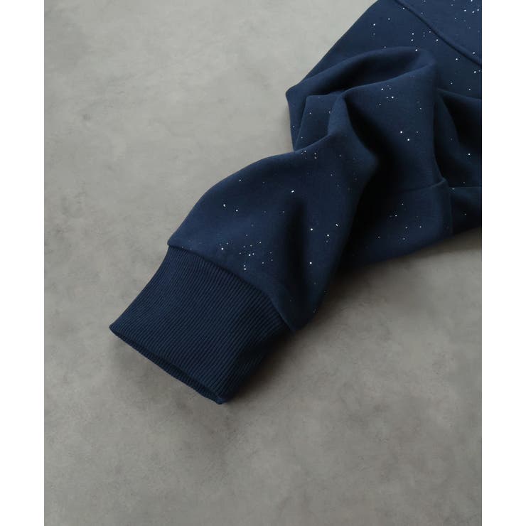 【2025AW新作】裏起毛ショート丈ラメフーディーパーカー | ad thie | 詳細画像42 