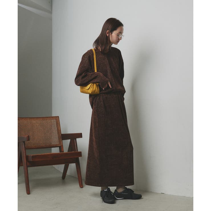 【2025AW新作】ラメモールVネックプルオーバー | ad thie | 詳細画像21 