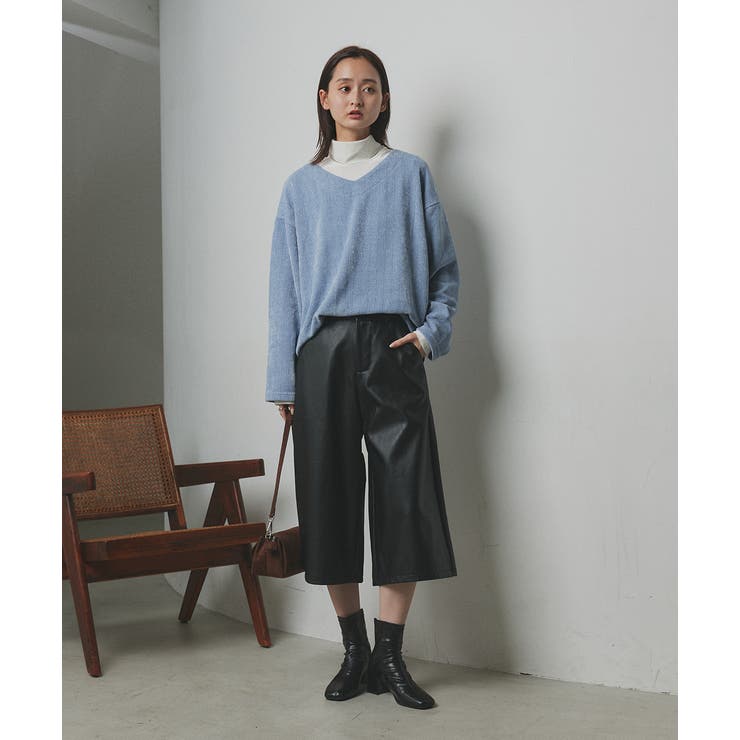 【2025AW新作】ラメモールVネックプルオーバー | ad thie | 詳細画像36 