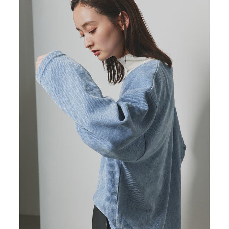 【2025AW新作】ラメモールVネックプルオーバー | ad thie | 詳細画像41 