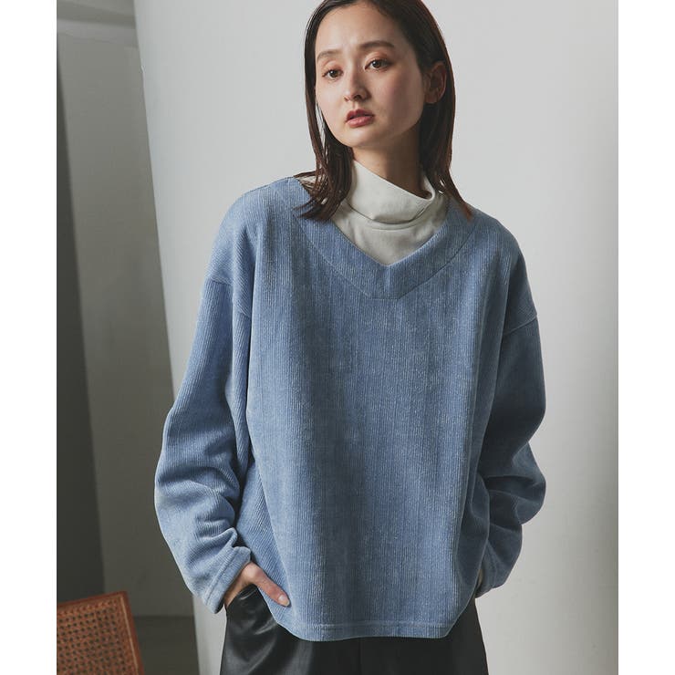 【2025AW新作】ラメモールVネックプルオーバー | ad thie | 詳細画像42 