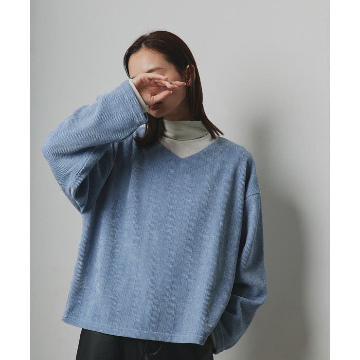 【2025AW新作】ラメモールVネックプルオーバー | ad thie | 詳細画像45 