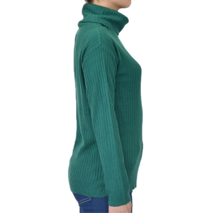 カシミヤタッチワイドリブオフタートル | ad thie | 詳細画像25