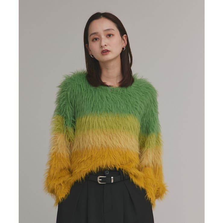 グラデーションシャギーニット | ad thie | 詳細画像10 