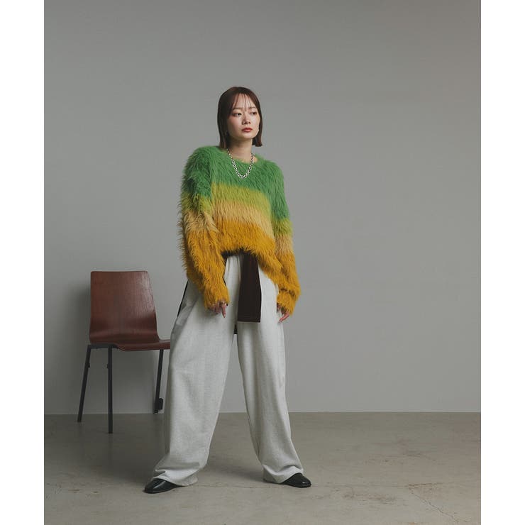 グラデーションシャギーニット | ad thie | 詳細画像15 