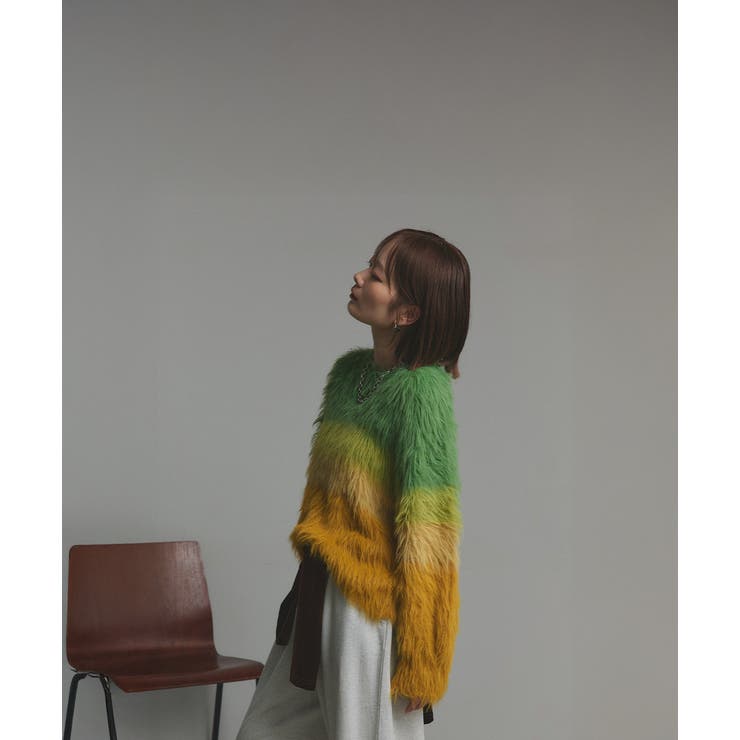 グラデーションシャギーニット | ad thie | 詳細画像20 