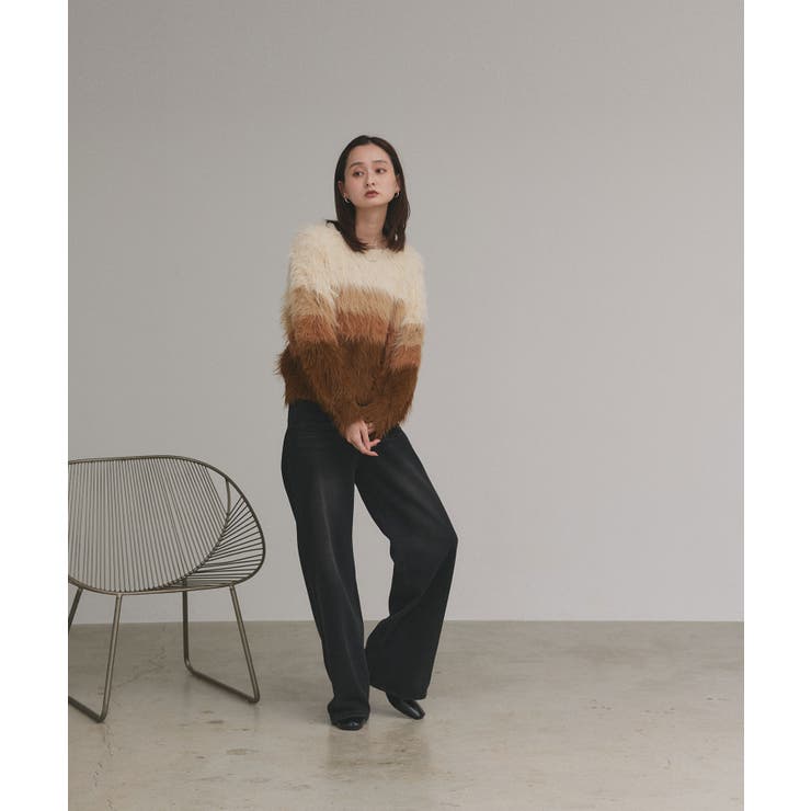 グラデーションシャギーニット | ad thie | 詳細画像22 