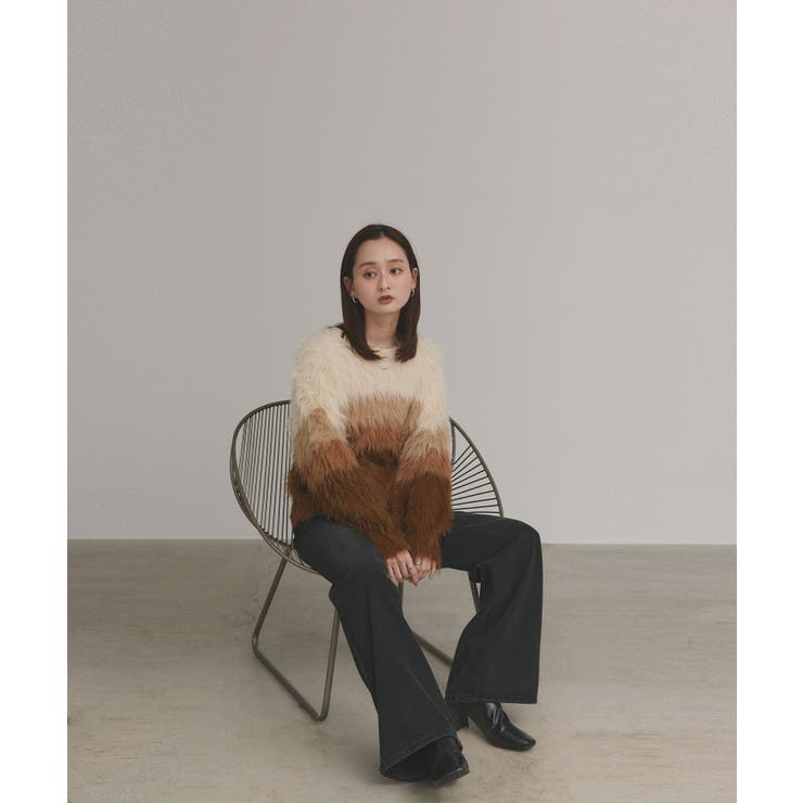 グラデーションシャギーニット | ad thie | 詳細画像25 