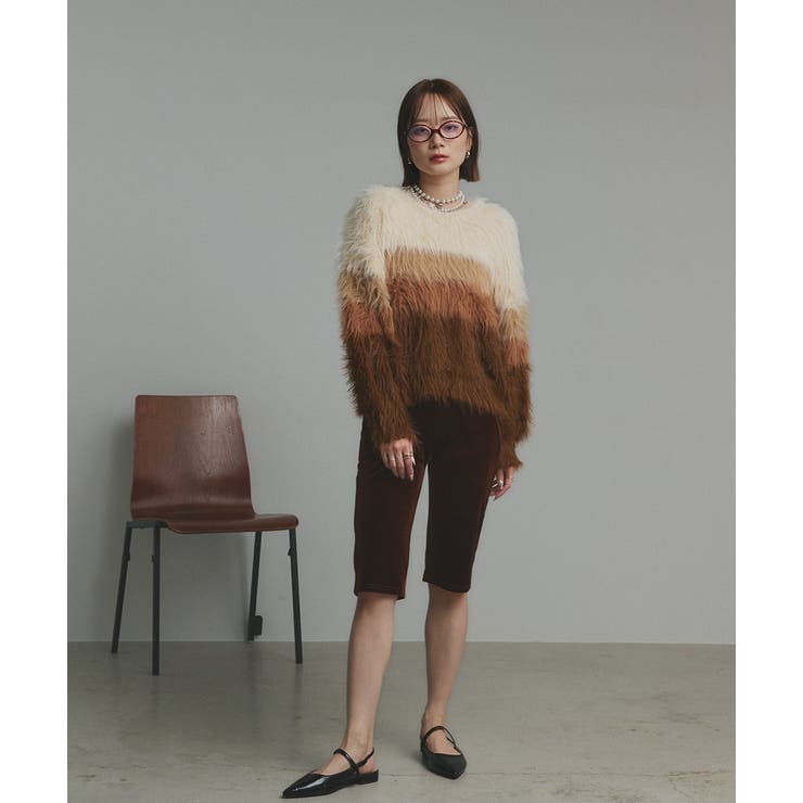 グラデーションシャギーニット | ad thie | 詳細画像26 