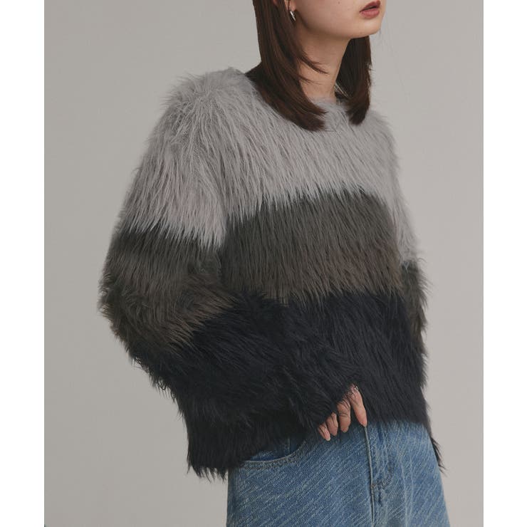 グラデーションシャギーニット | ad thie | 詳細画像39 