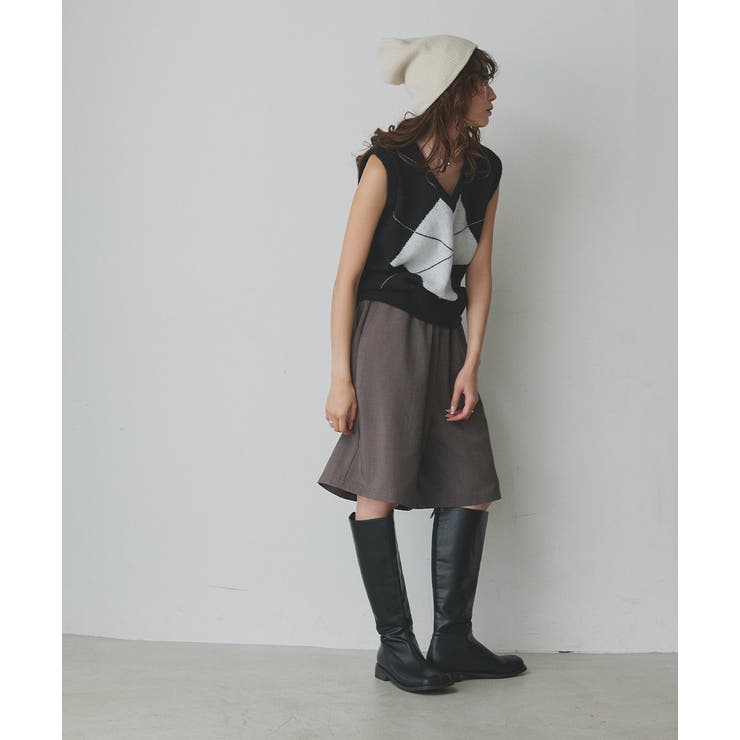 アーガイルニットベスト | ad thie | 詳細画像28 