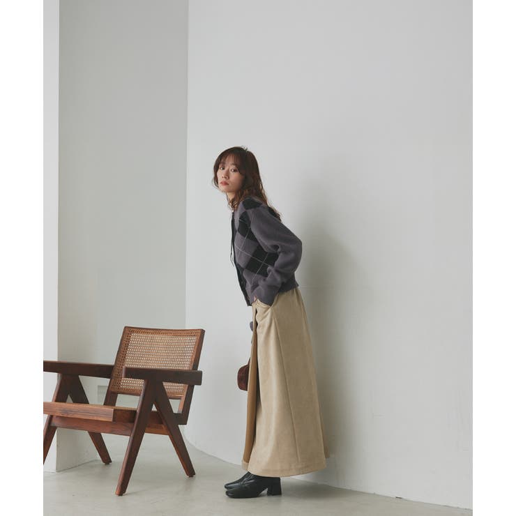 アーガイルニットカーディガン | ad thie | 詳細画像64 