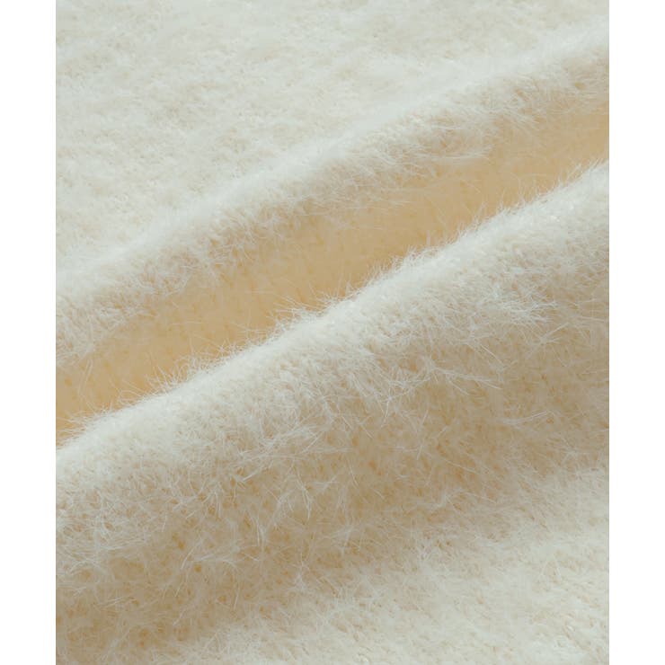 ダブルジップシャギーニットカーディガン | ad thie | 詳細画像60 