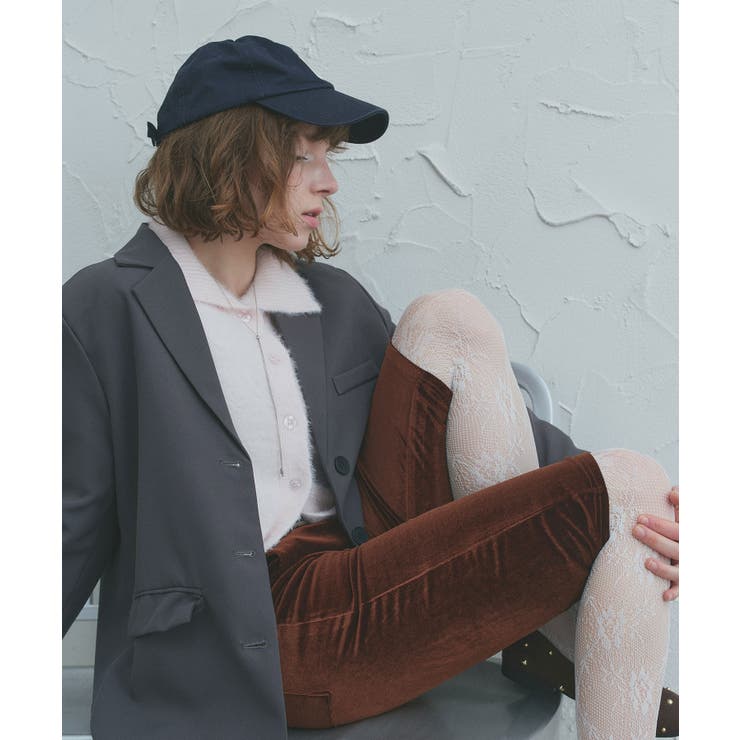 シャギーニットポロカーディガン | ad thie | 詳細画像5 